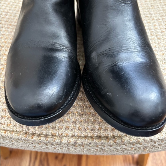 Frye Melissa Tall Riding Boot, Black Leather, Size 7.5 - Picture 2 of 10